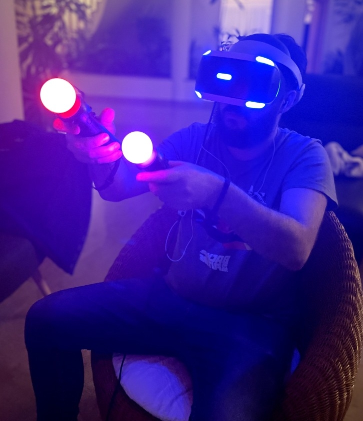 João Ribau with VR Headset